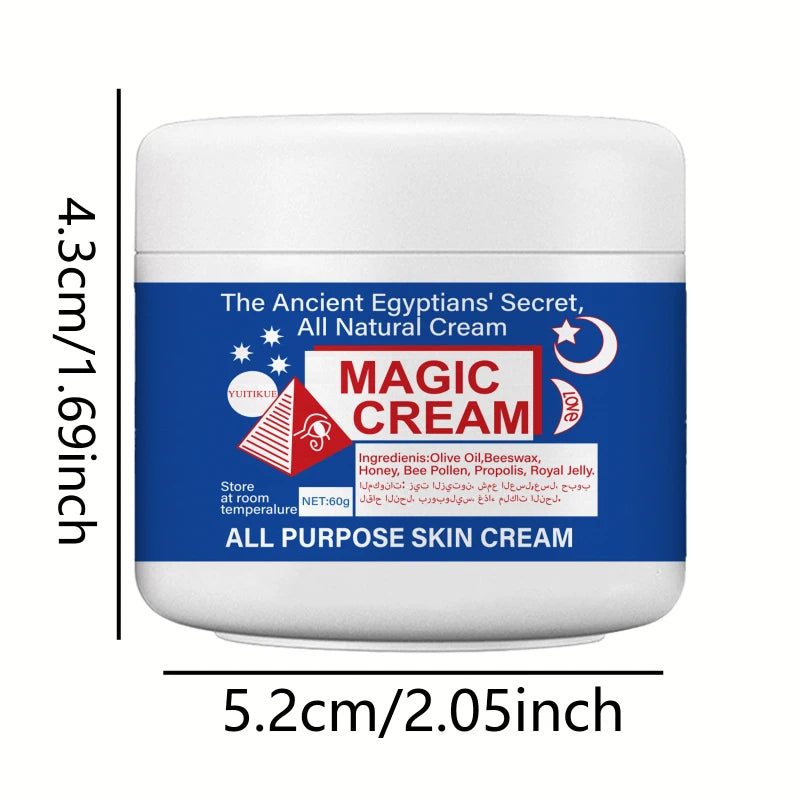 Honigcreme – Für das gesamte Gesicht und den Hals, reich an feuchtigkeitsspendenden Inhaltsstoffen, die die Haut weich und hydratisiert hinterlassen.