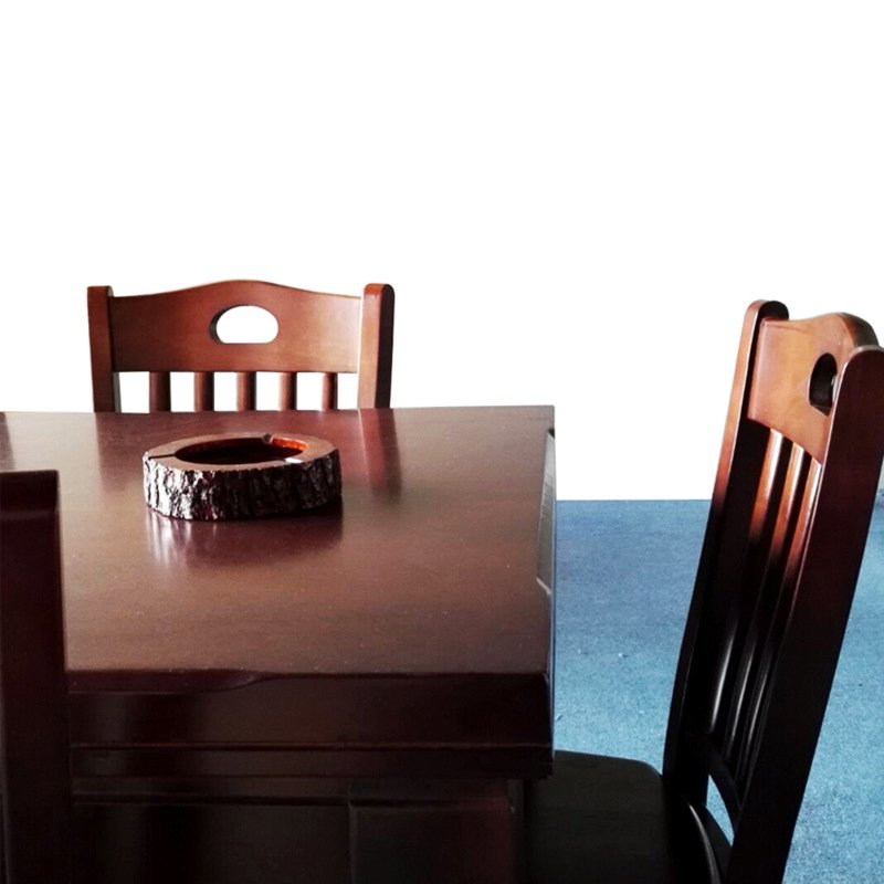 Natürlicher Holzstück-Aschenbecher