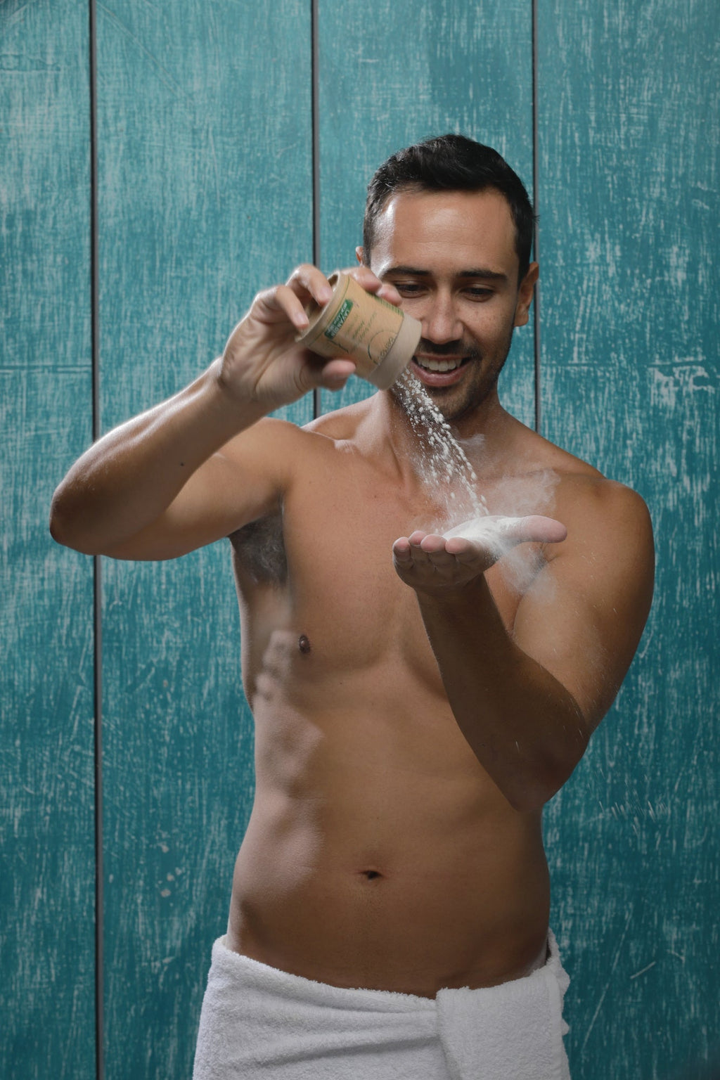 Ganz natürliches Körperpuder. Umweltfreundlich