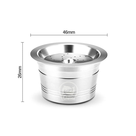 iCafilas Wiederverwendbare Kapsel  Für K-fee Kaffeefilter Kapseln Pods Tamper Nachfüllbar Für Caffitaly Tchibo Cafissimo Maschinen