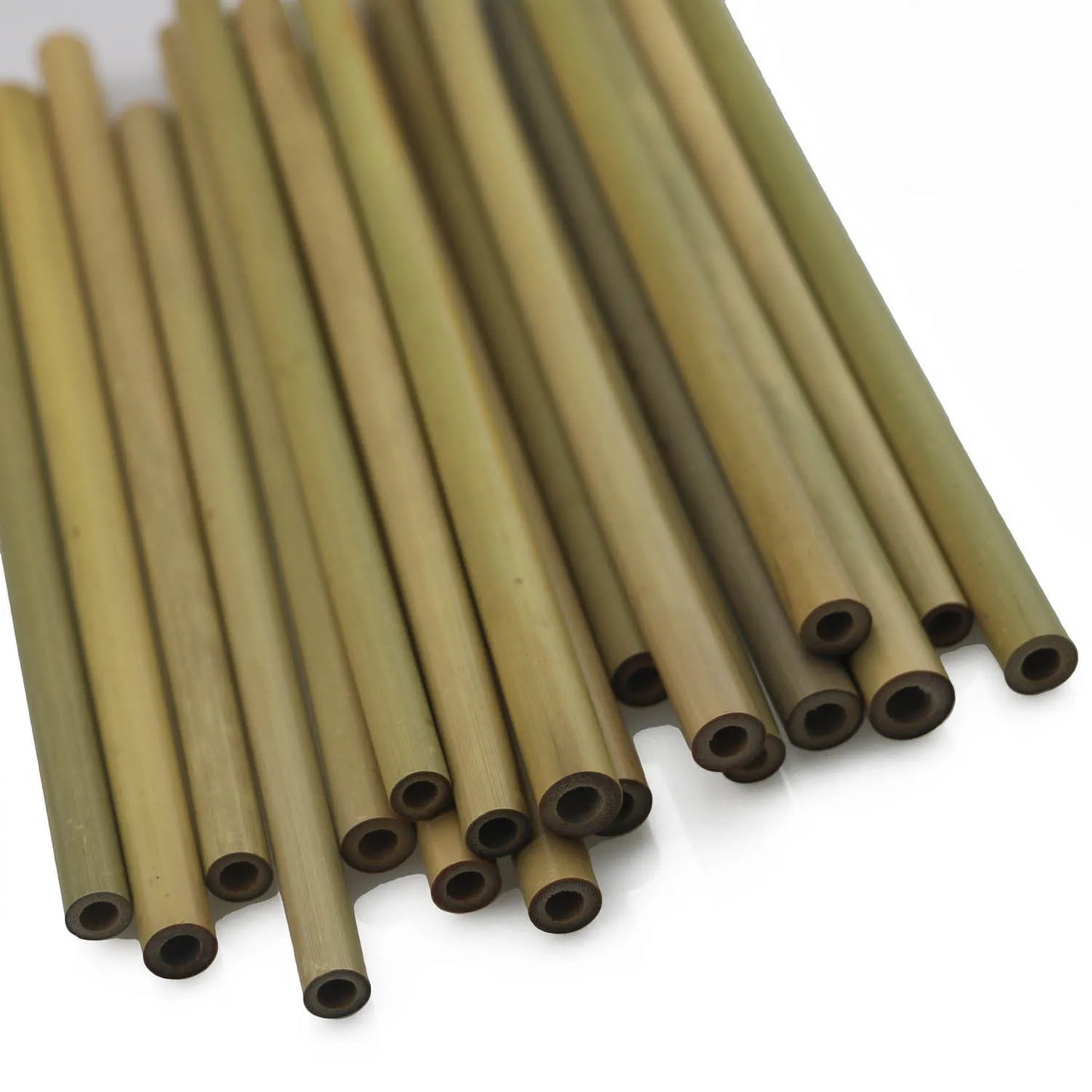 10 Stück/Set Bambus-Trinkhalme Wiederverwendbare umweltfreundliche Strohhalme Zero Waste Strohhalme für zu Hause, Partys, Camping und Reisen mit Reinigungsbürste