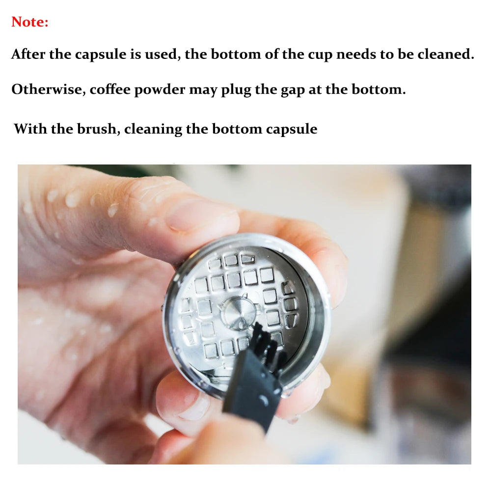 iCafilas Wiederverwendbare Kapsel  Für K-fee Kaffeefilter Kapseln Pods Tamper Nachfüllbar Für Caffitaly Tchibo Cafissimo Maschinen