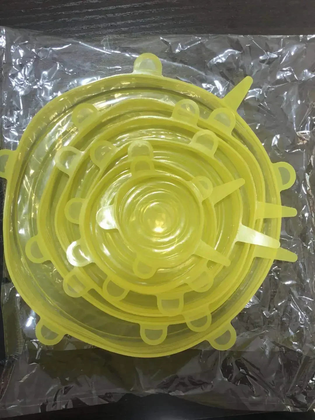 Silikon-Stretchdeckel Küchenzubehör kann wiederverwendet werden Lebensmittelabdeckung Plastikfolienabdeckung Frischhalte-Verschlussdose Aufbewahrung für zu Hause