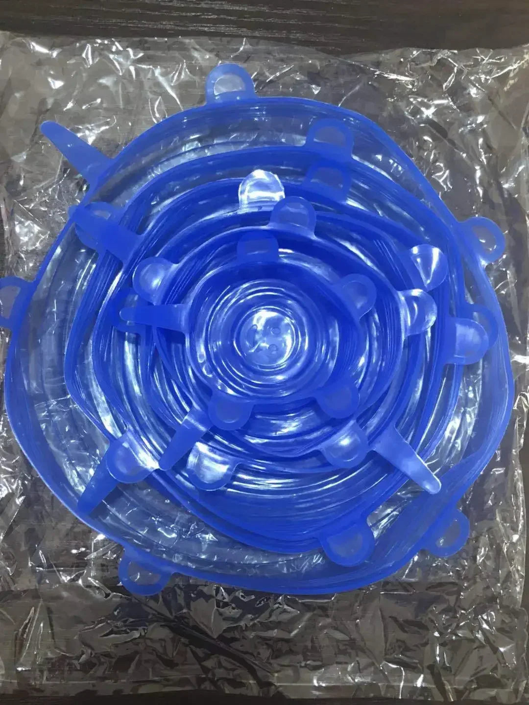 Silikon-Stretchdeckel Küchenzubehör kann wiederverwendet werden Lebensmittelabdeckung Plastikfolienabdeckung Frischhalte-Verschlussdose Aufbewahrung für zu Hause