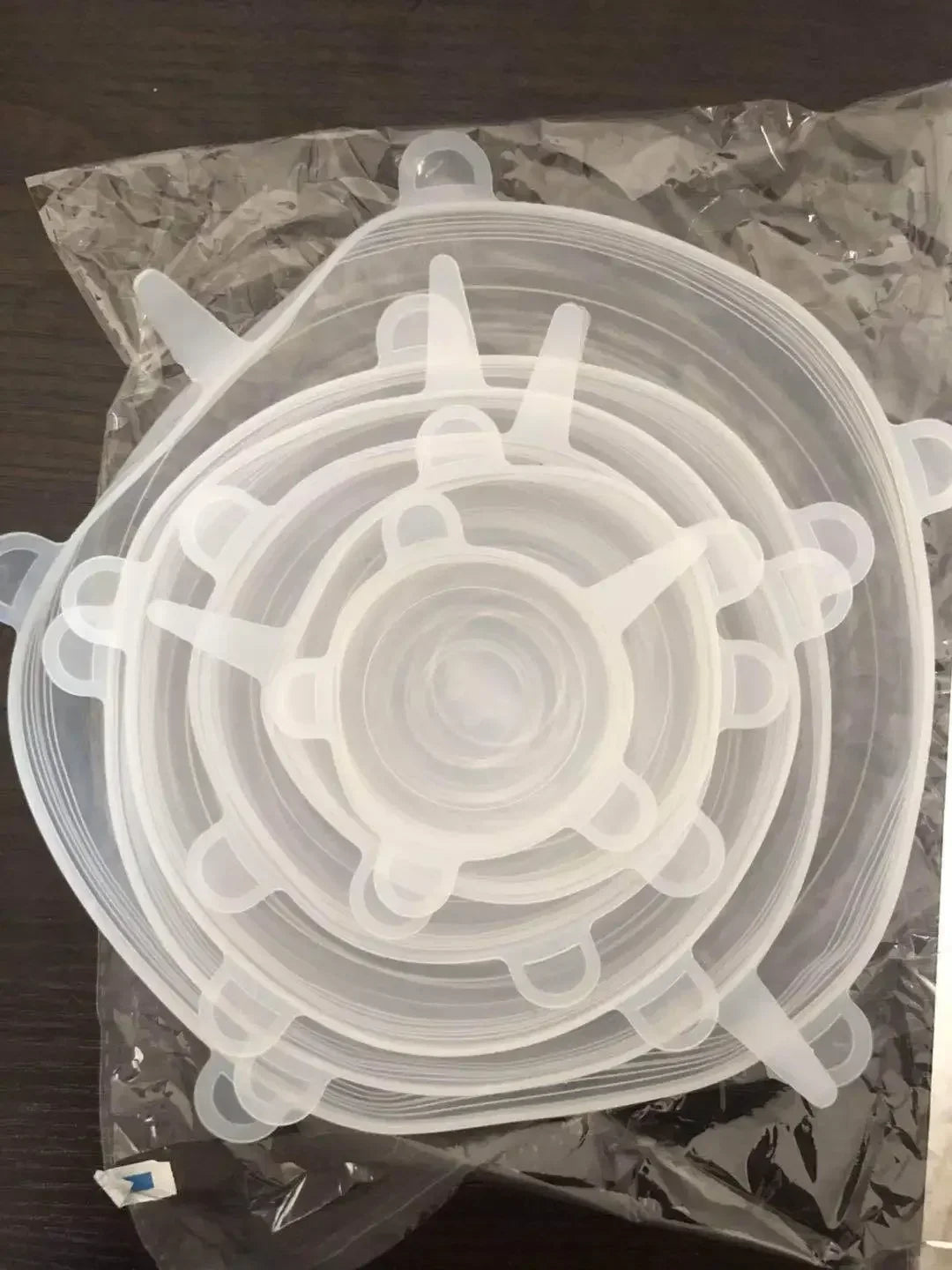 Silikon-Stretchdeckel Küchenzubehör kann wiederverwendet werden Lebensmittelabdeckung Plastikfolienabdeckung Frischhalte-Verschlussdose Aufbewahrung für zu Hause