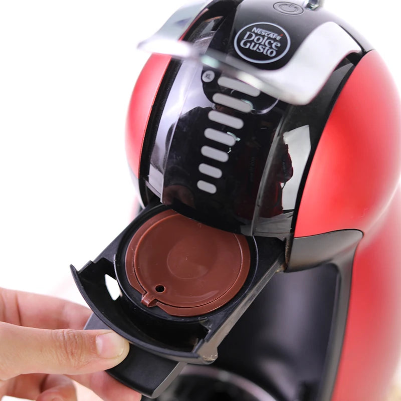 Wiederverwendbare Kaffeekapseln  Filterbecher für Nescafe Dolce Gusto Nachfüllbare Kappe für Kaffeepulver Bohnenbecher