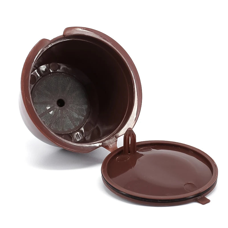 Wiederverwendbare Kaffeekapseln  Filterbecher für Nescafe Dolce Gusto Nachfüllbare Kappe für Kaffeepulver Bohnenbecher