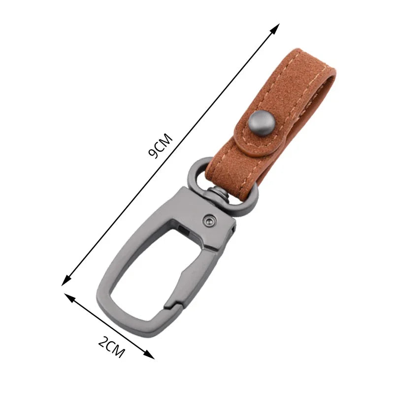 Handgefertigter Schlüsselanhänger aus echtem Leder DIY-Autoschlüsselanhänger Schlüsselhalter Schlüssel-Organizer Anhänger Schlüsselanhänger-Zubehör