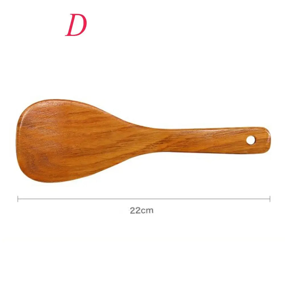 Bambuslöffel Holzzubehör Bratpfannenwerkzeuge Küchenutensilien Schaufel Kochwerkzeuge Pfannenwender