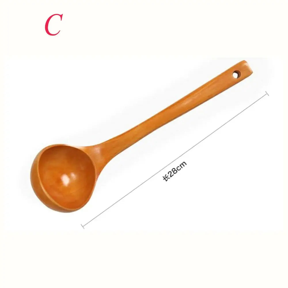 Bambuslöffel Holzzubehör Bratpfannenwerkzeuge Küchenutensilien Schaufel Kochwerkzeuge Pfannenwender