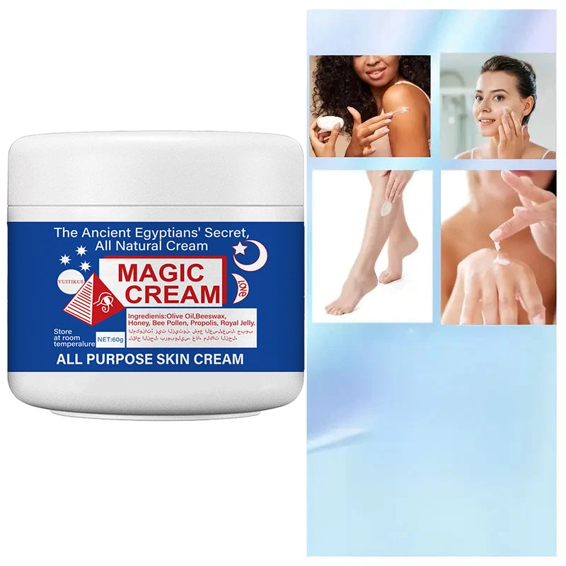 Honigcreme – Für das gesamte Gesicht und den Hals, reich an feuchtigkeitsspendenden Inhaltsstoffen, die die Haut weich und hydratisiert hinterlassen.