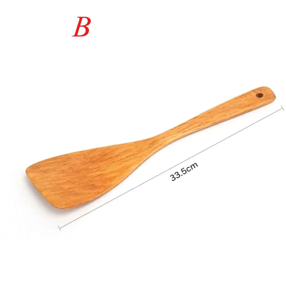 Bambuslöffel Holzzubehör Bratpfannenwerkzeuge Küchenutensilien Schaufel Kochwerkzeuge Pfannenwender