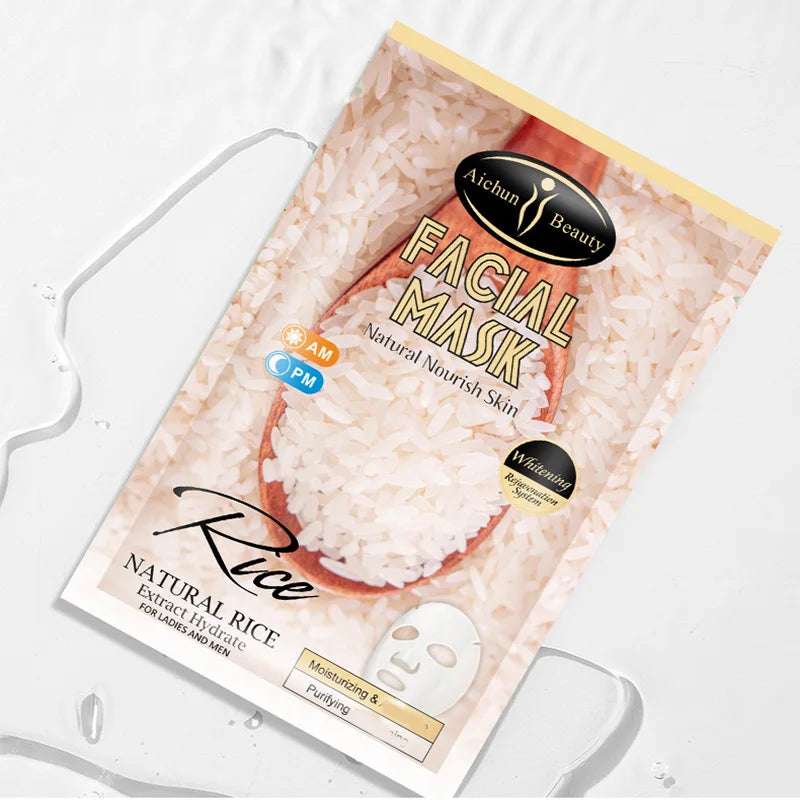 Hautpflege Natürliche Fruchtpflanzen-Gesichtsmaske Feuchtigkeitsspendend Ölkontrollierend Heidelbeere Gurke Granatapfel Frucht Aloe Blatt-Gesichtsmaske