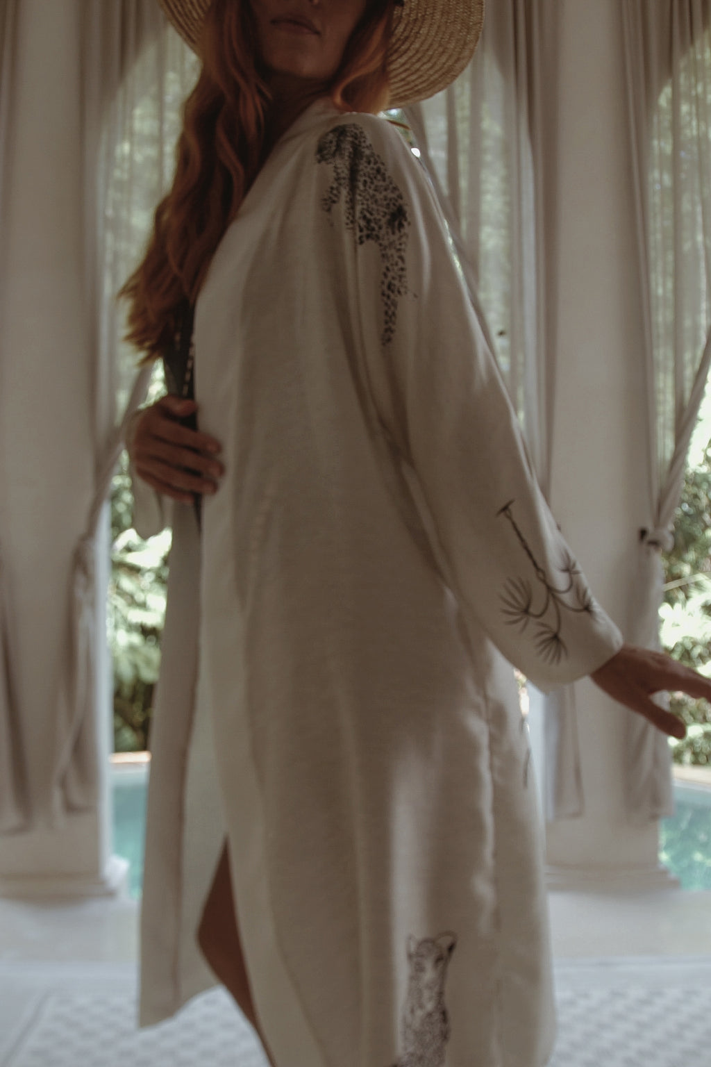 Der Königliche Kimono mit Jaguarmuster