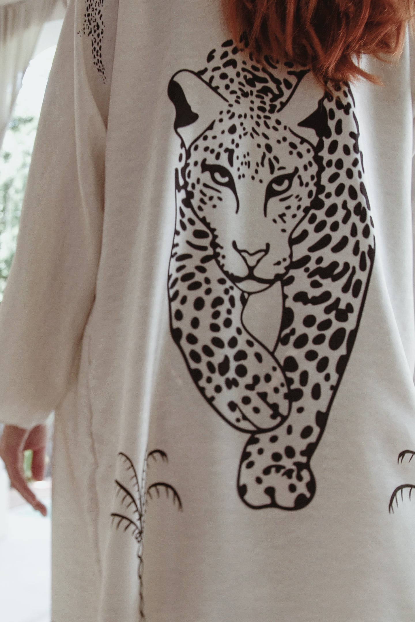 Der Königliche Kimono mit Jaguarmuster