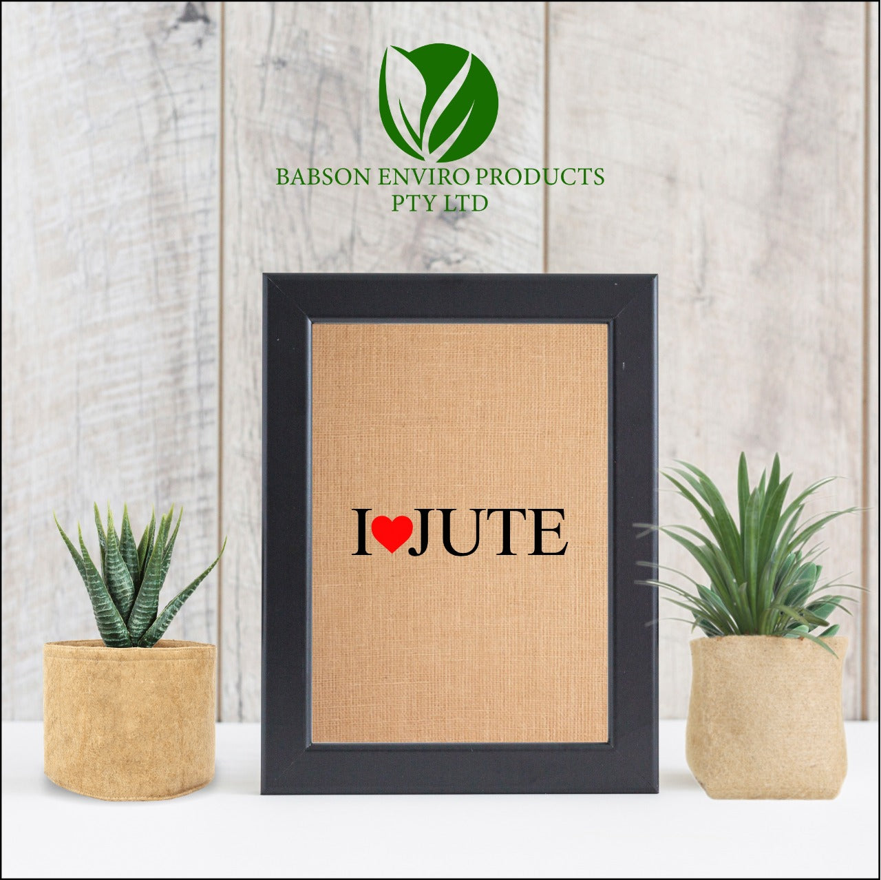 Outdoor-Pflanztöpfe aus umweltfreundlichem Jutegewebe (19 Liter)