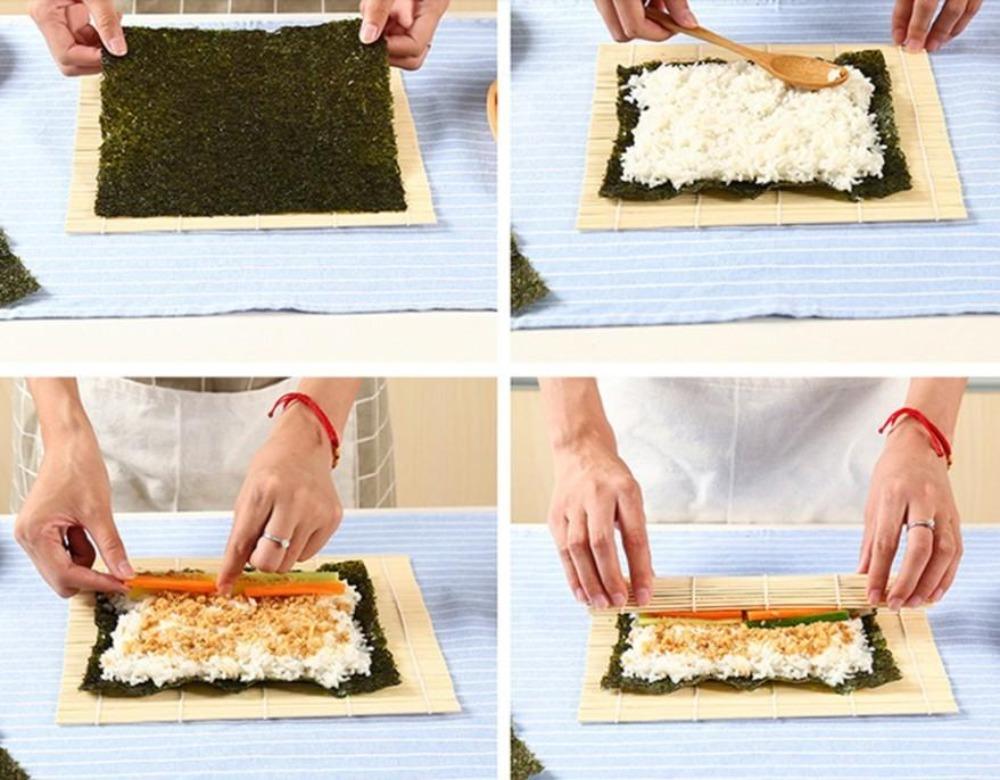 DIY Bambus-Sushi-Rollmatten-Set