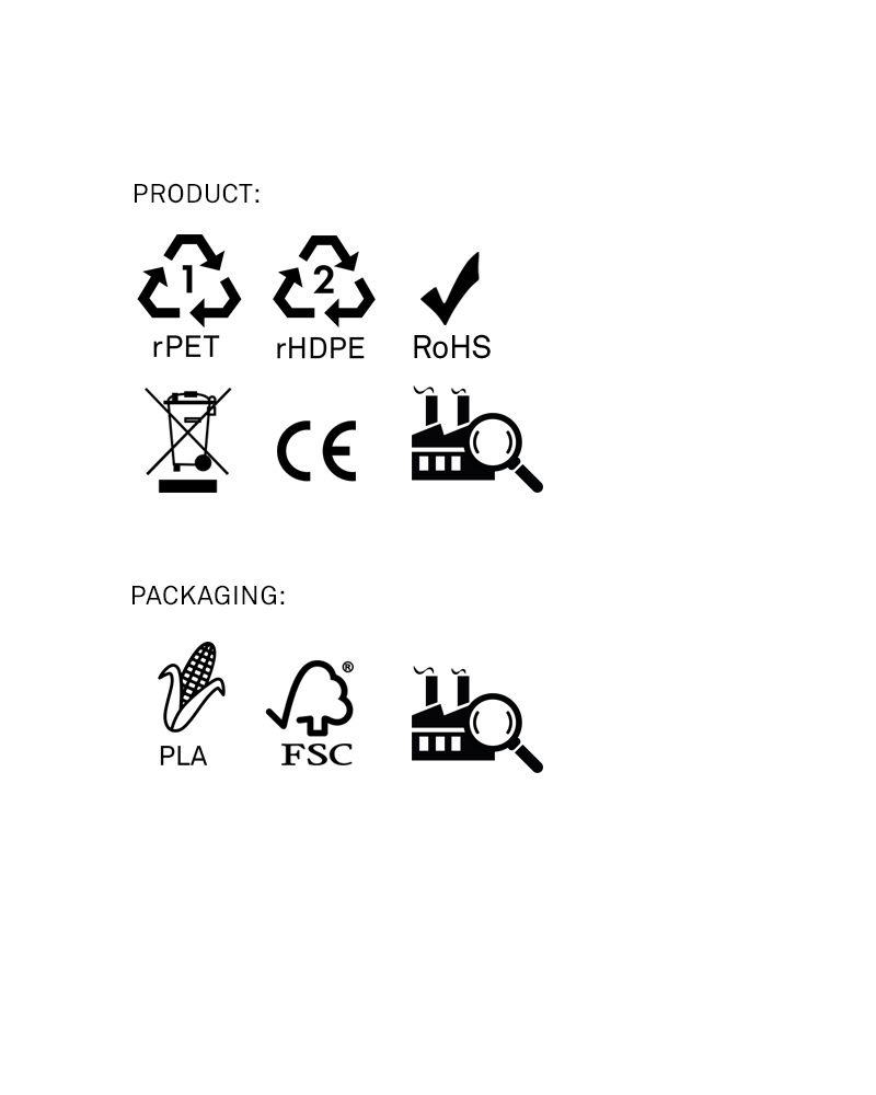 USB „Sea Blue“ · Typ-C · 100W · 2 Meter · Hergestellt aus recycelten Fischernetzen